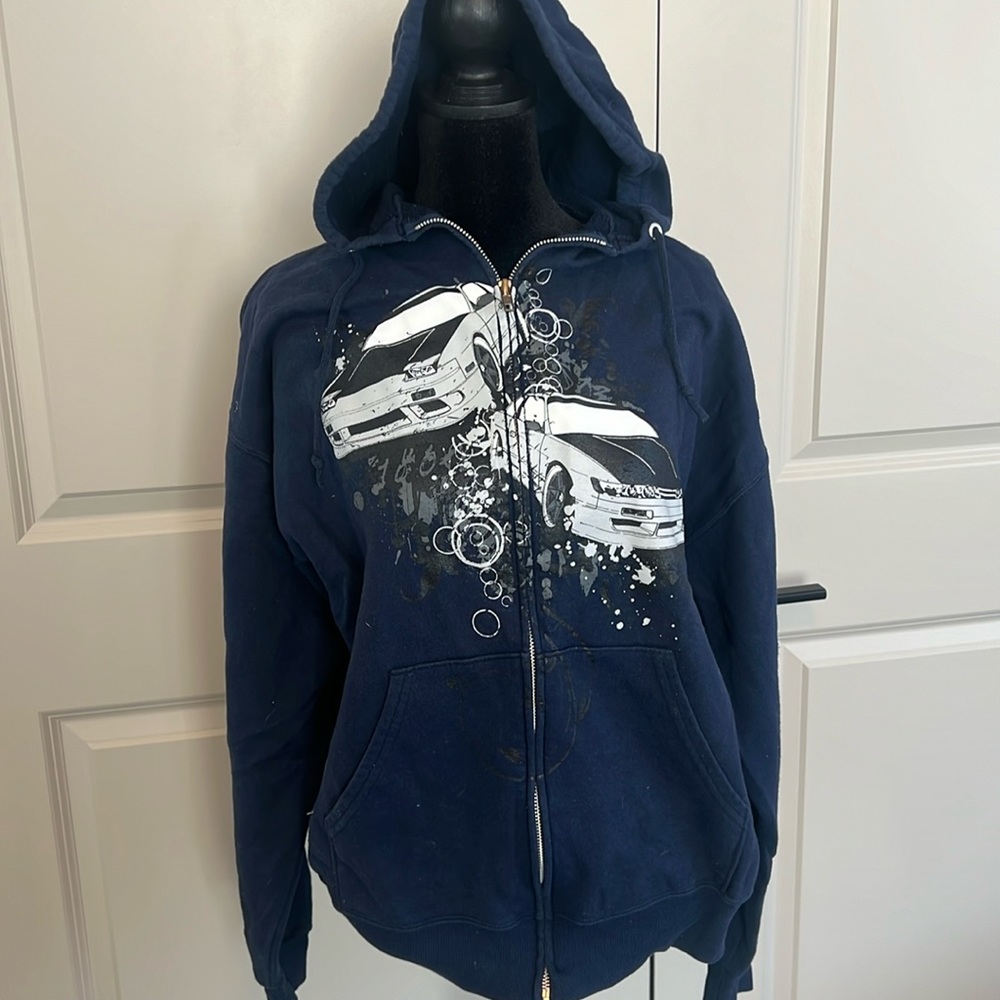 Dorkidori S13 zippered hoodie
